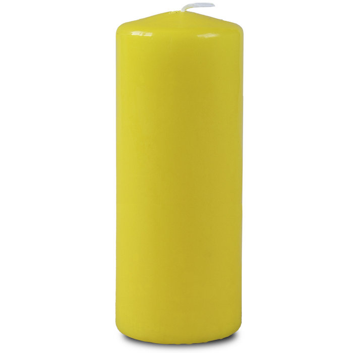 свеча пеньковая 80х200 желтая