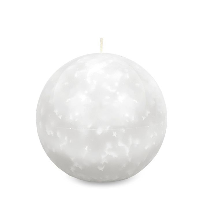 свеча шар d125 белый