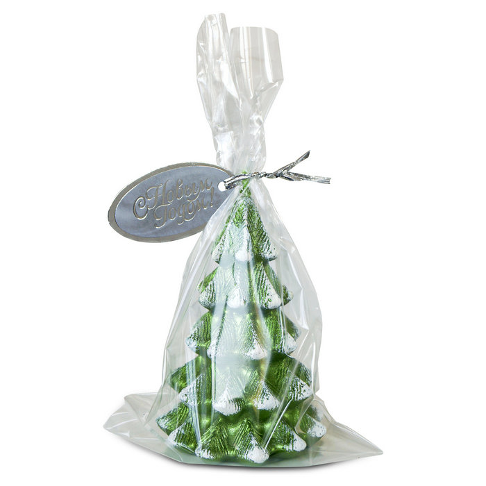 свеча елочка зеленая 85 мм