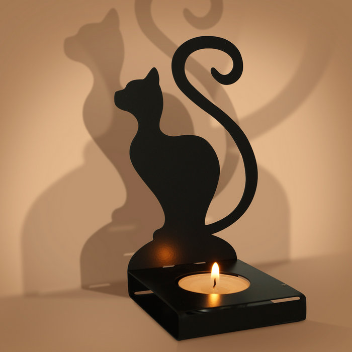 подсвечник "кошечка"