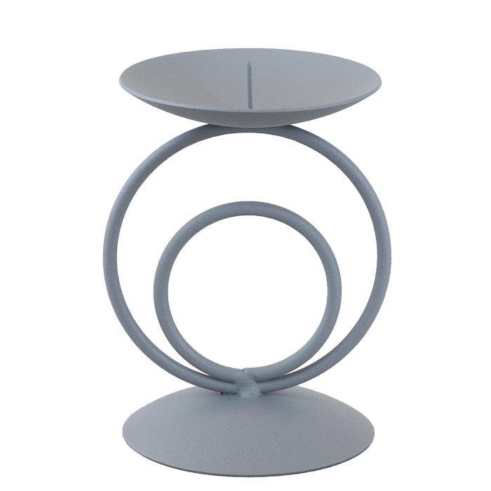 подсвечник закат серый