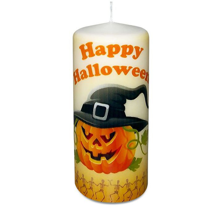 свеча пеньковая хэллоуин