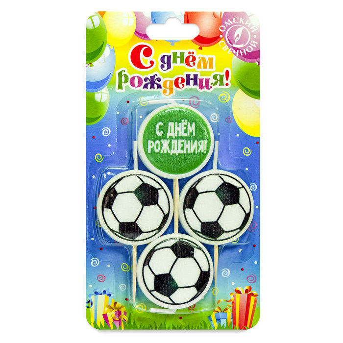 свеча тортовая на шпажке круг