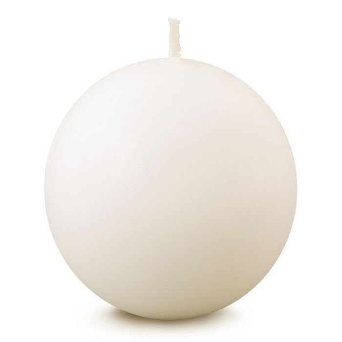 свеча шар 80 сл. кость