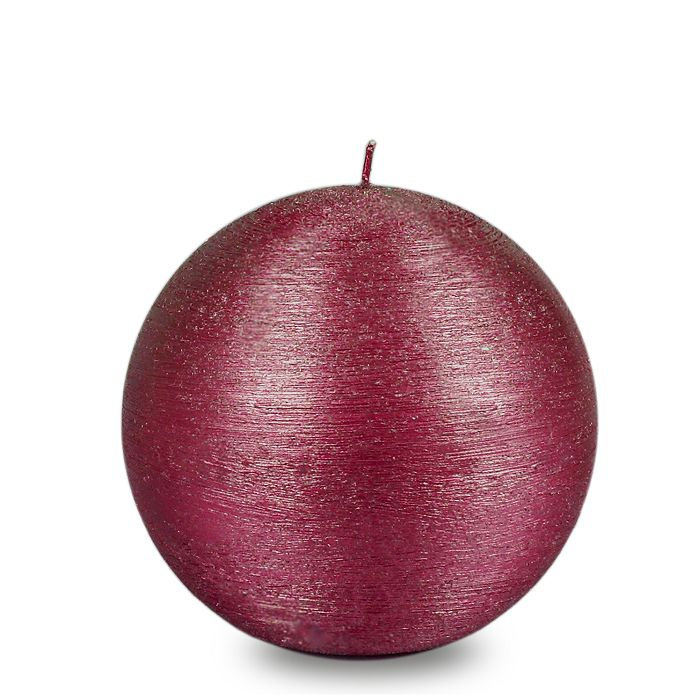 свеча шар d125 рубин