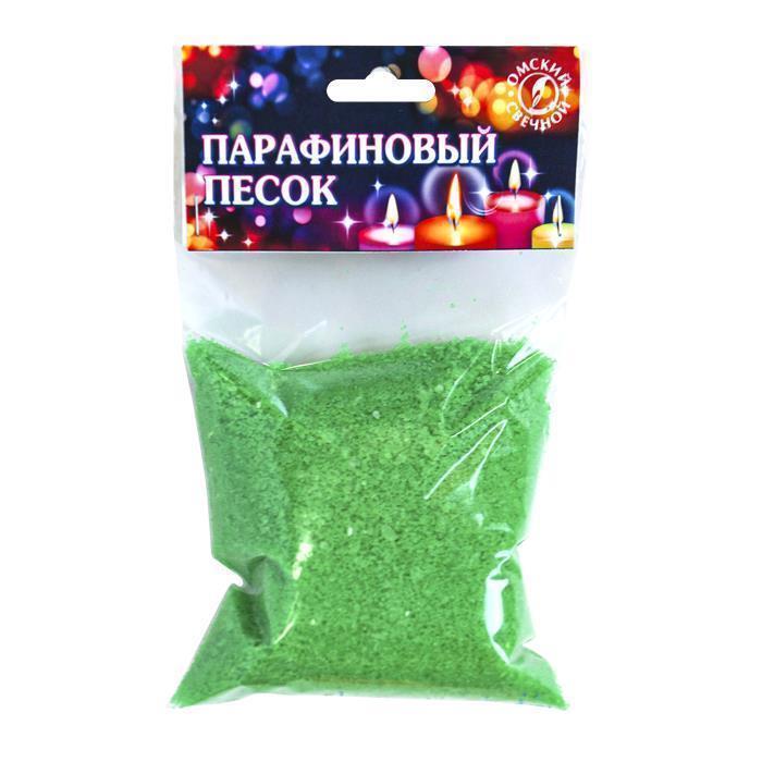 парафиновый песок 100 гр зеленый