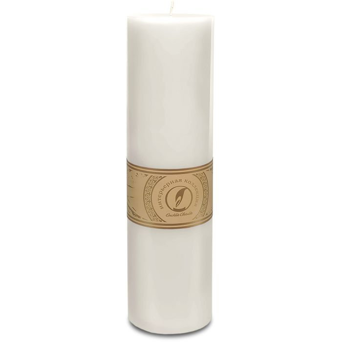 свеча цилиндр d80h305 белый