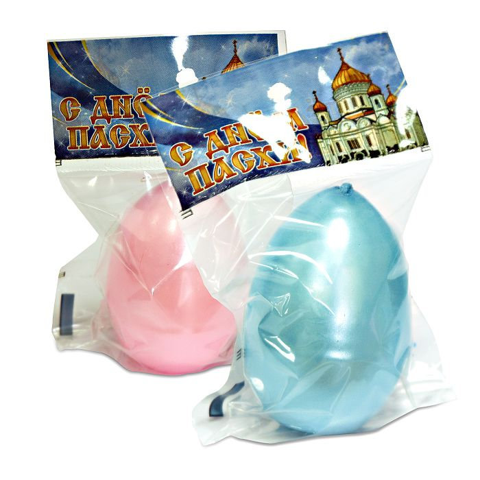 свеча-яйцо металлик (шоу-бокс)