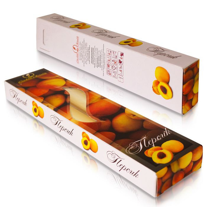 свеча античная 2 шт арома "персик"