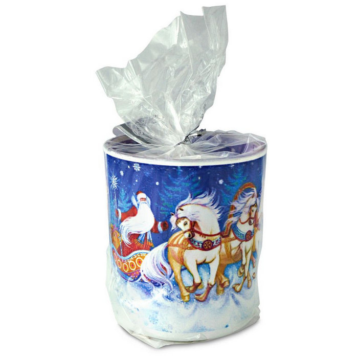 свеча в стекле "тройка"