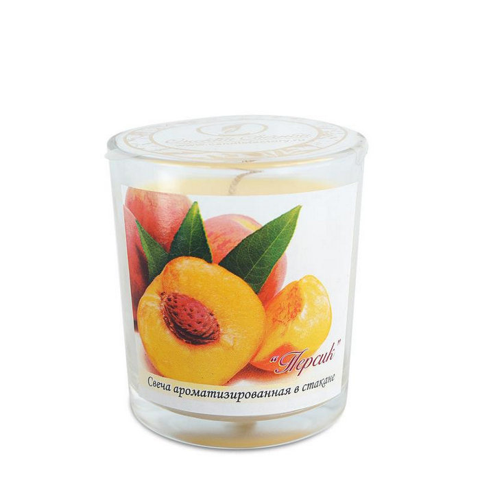 свечи ароматизированные персик