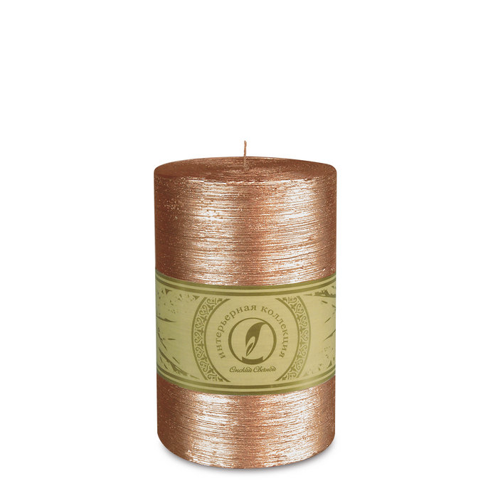 свеча цилиндр d100h150 бронза