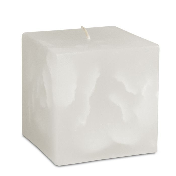 свеча куб 75 белый