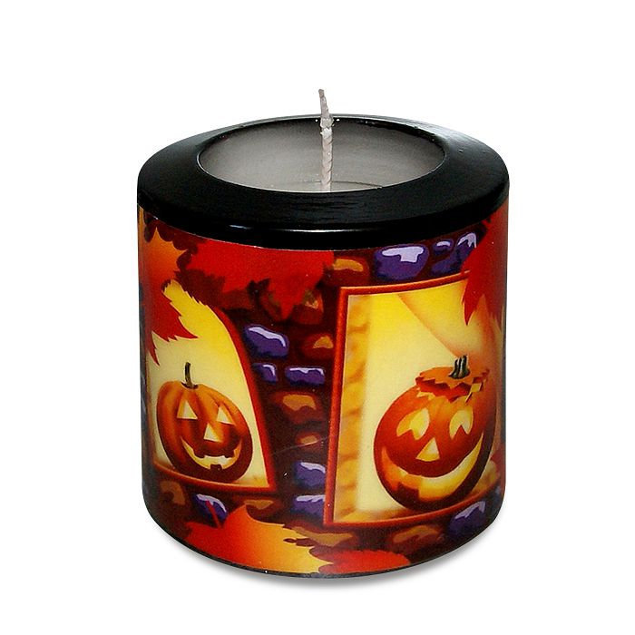 свеча-фонарик хэллоуин