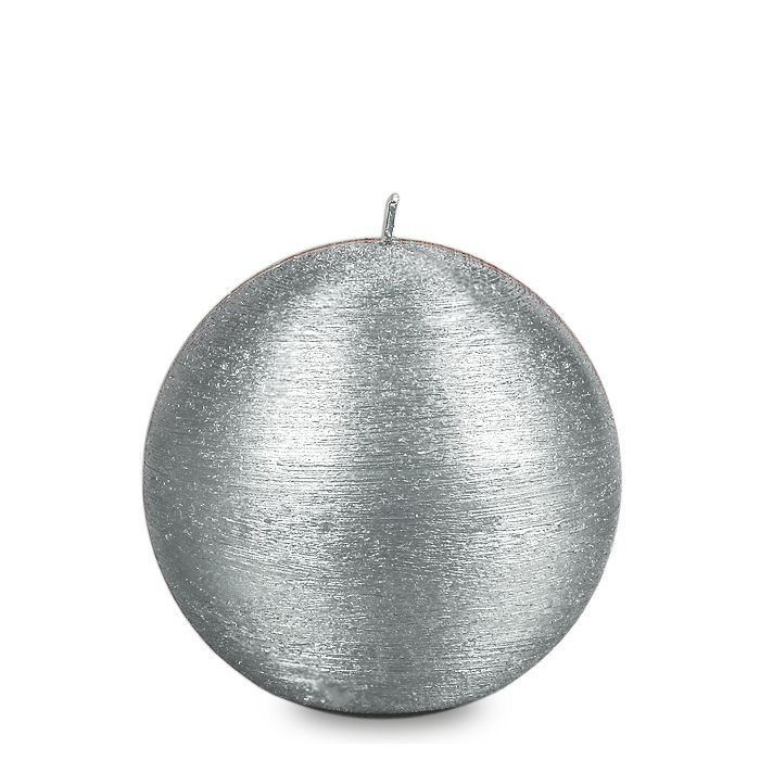 свеча шар d100 серебро