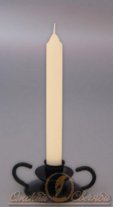 свеча столовая арома 40 гр персик 4 шт