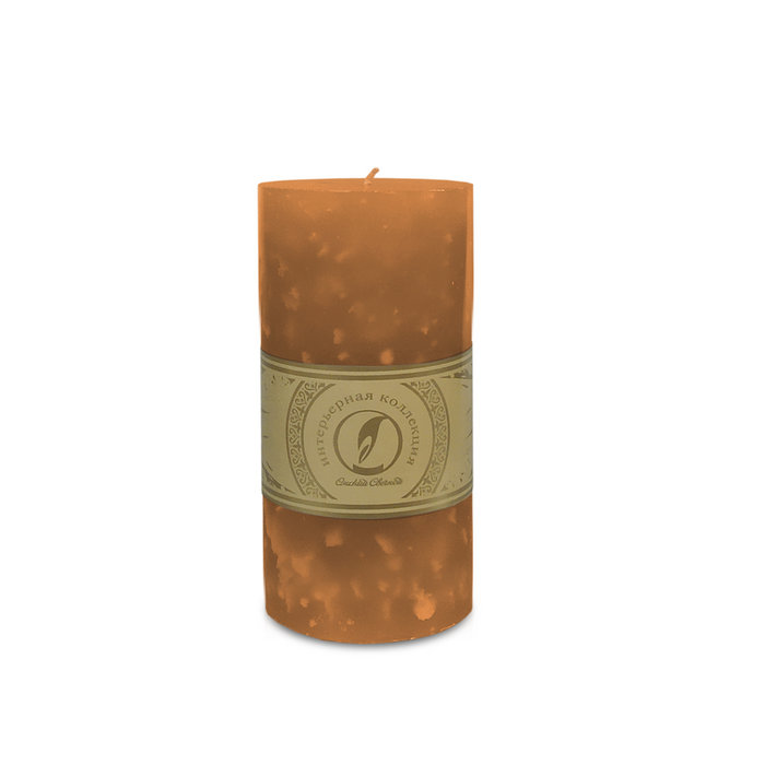 свеча цилиндр d80h150 коричневый