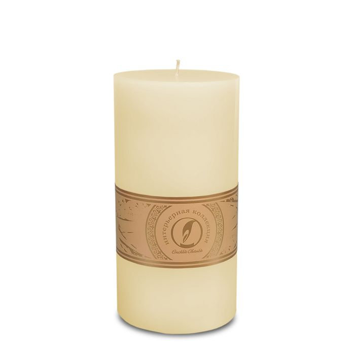 свеча цилиндр d100h205 кремовый