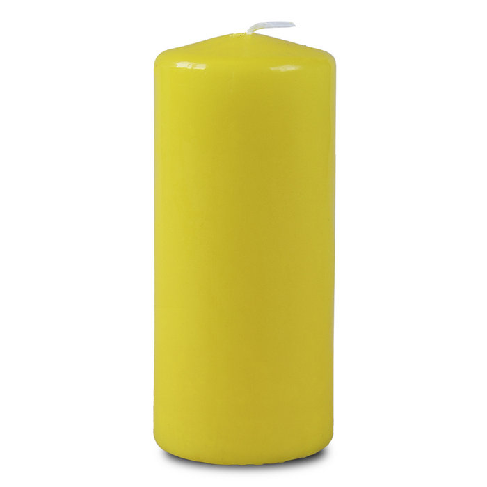 свеча пеньковая 70х170 желтая