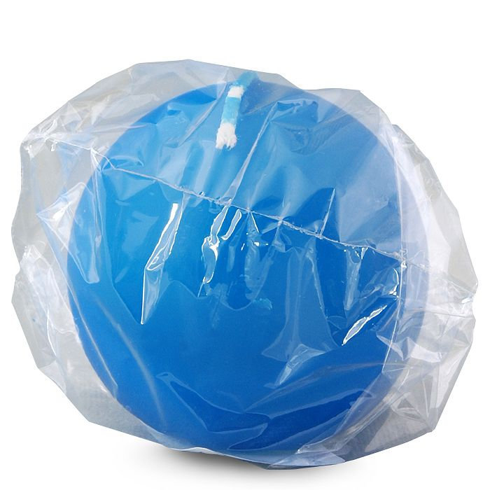 свеча шар 80 синий