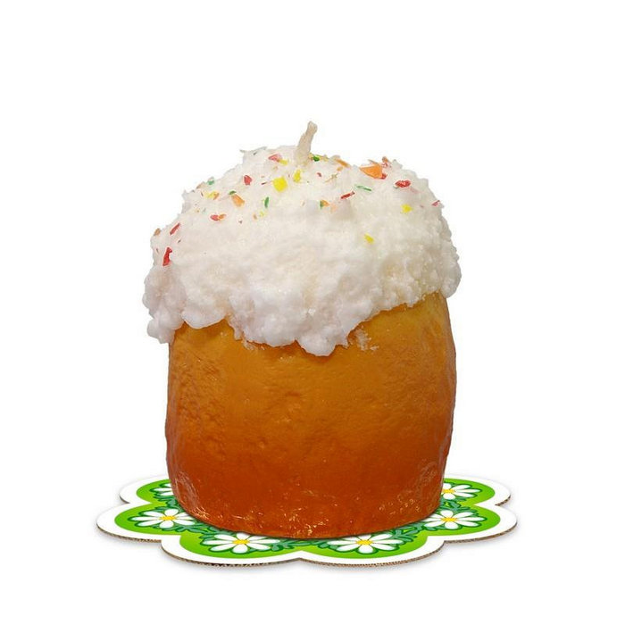 свеча кулич маленький