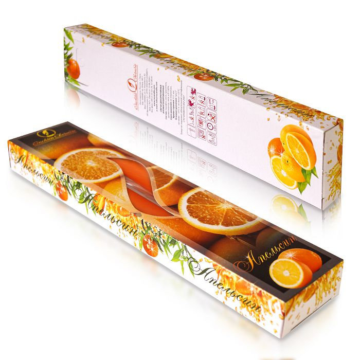 свеча античная 2 шт арома "апельсин"