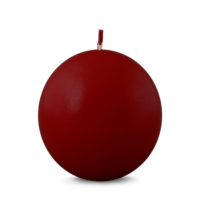 свеча шар 55 бордовый