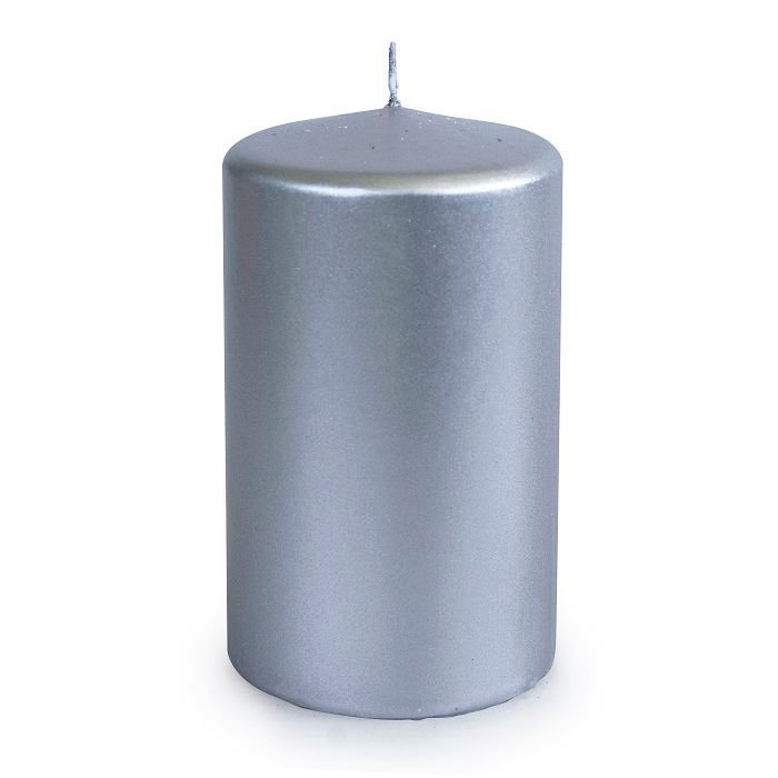 свеча пеньковая 60х100 серебряная