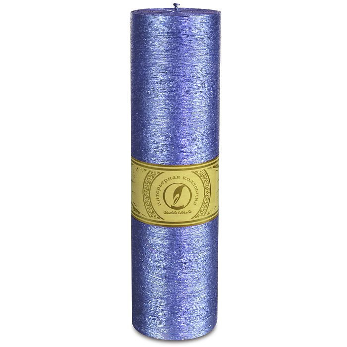 свеча цилиндр d80h305 темно-фиолетовый