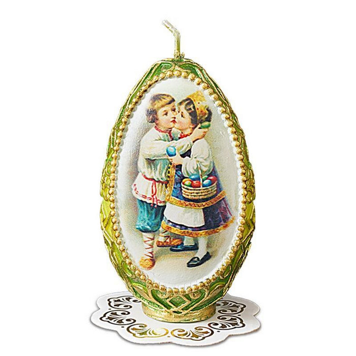 свеча яйцо пасхальное "Парочка"