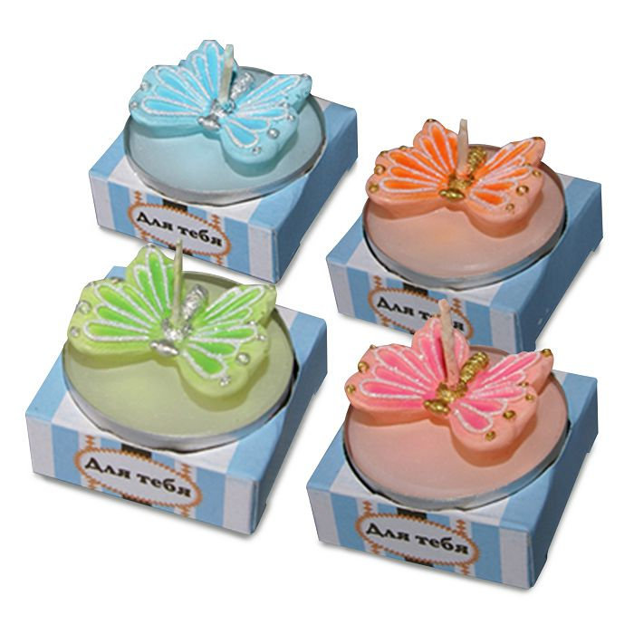 свеча в гильзе бабочка микс