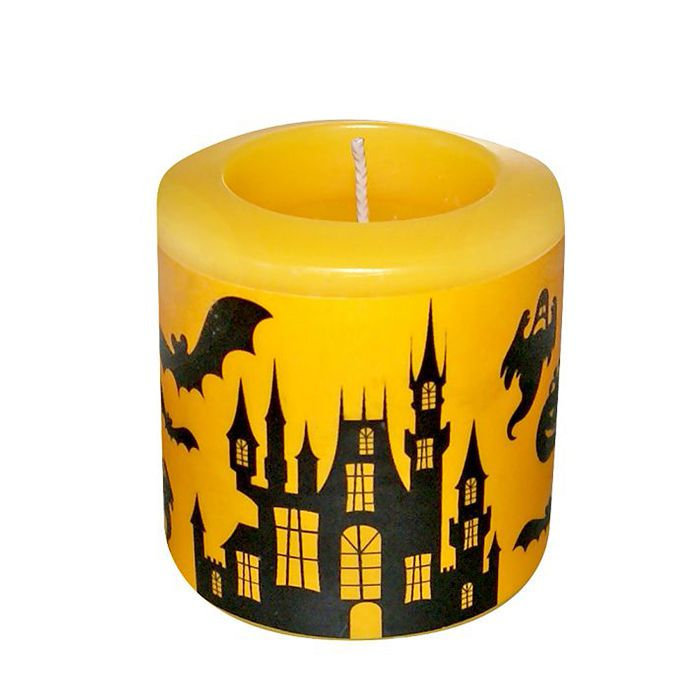 свеча-фонарик хэллоуин