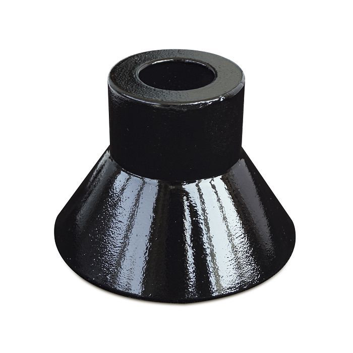 подсвечник гипсовый "конус" черный