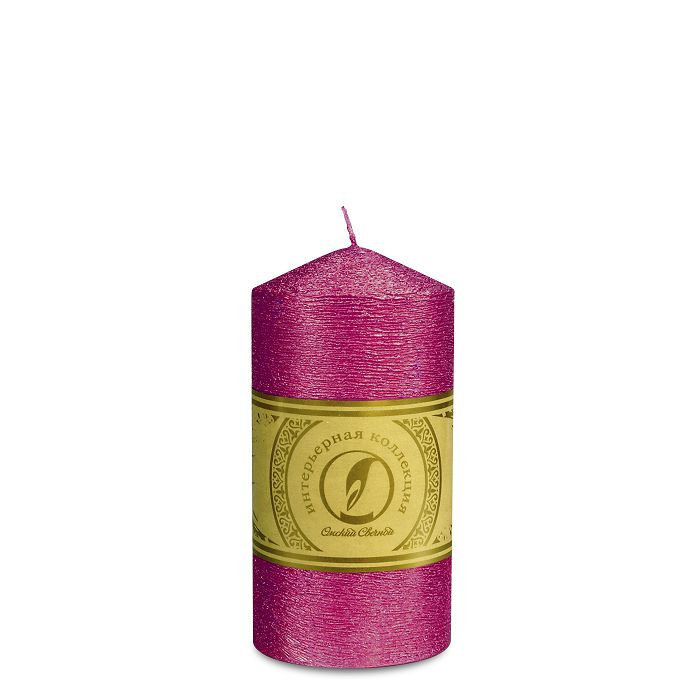 свеча цилиндр с конусом d70h127 рубин