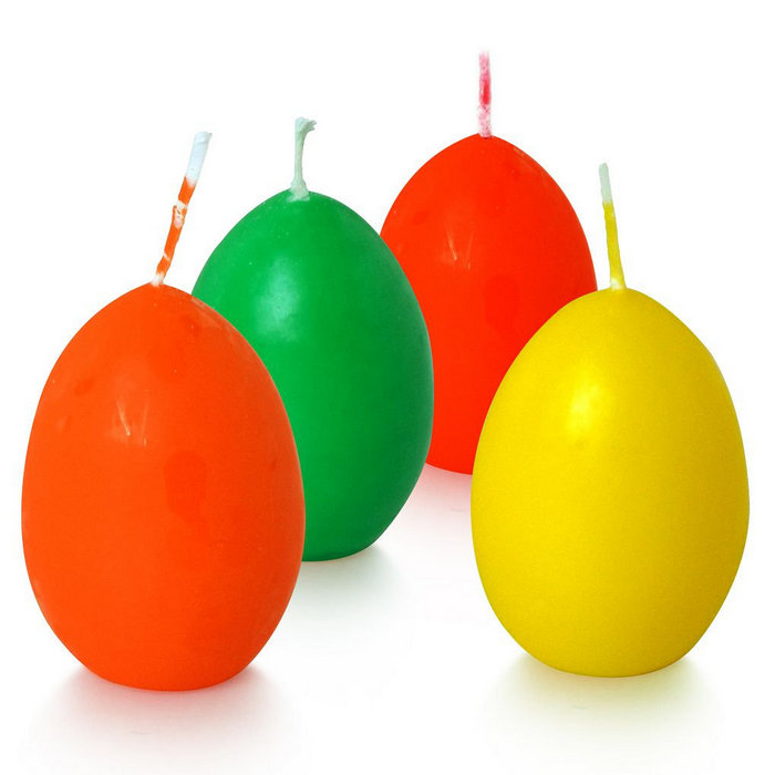 свеча Яйцо цветное