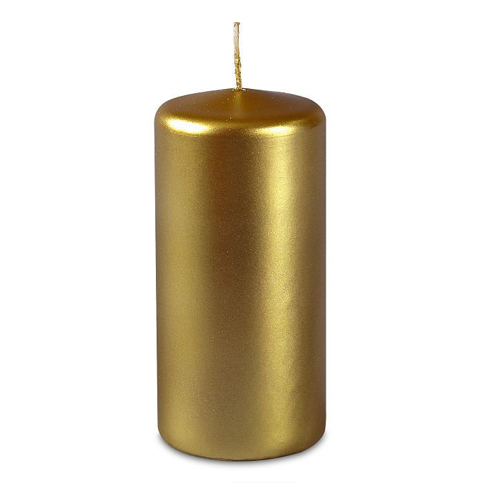 свеча пенек 60х125 "золотая"