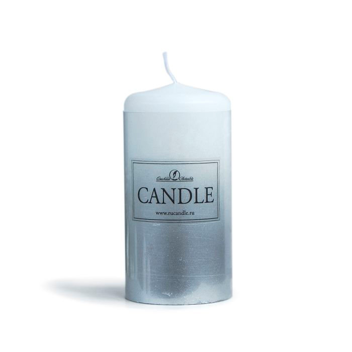 Свеча пеньковая 50*100 серебро "сandle"