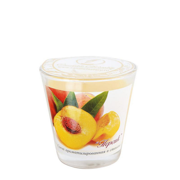 свечи ароматизированные персик м