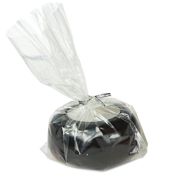 подсвечник гипсовый "горшочек" черный