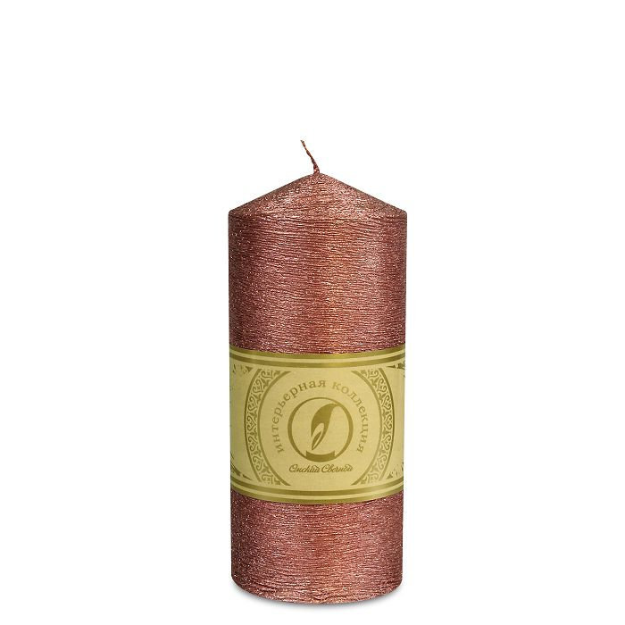 свеча цилиндр с конусом d70h155 бронза