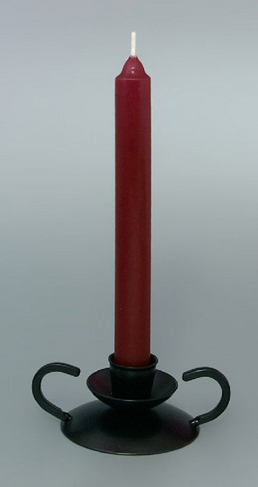 свеча столовая 40 гр бордовая 4 шт