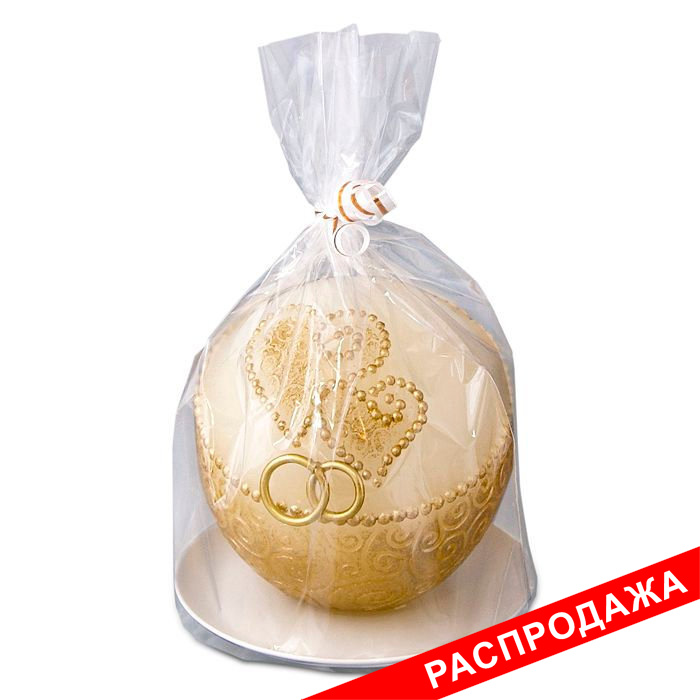 свеча  шар два сердца зол