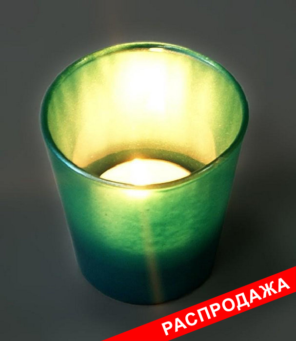 подсвечник зеленый барх с гильзой