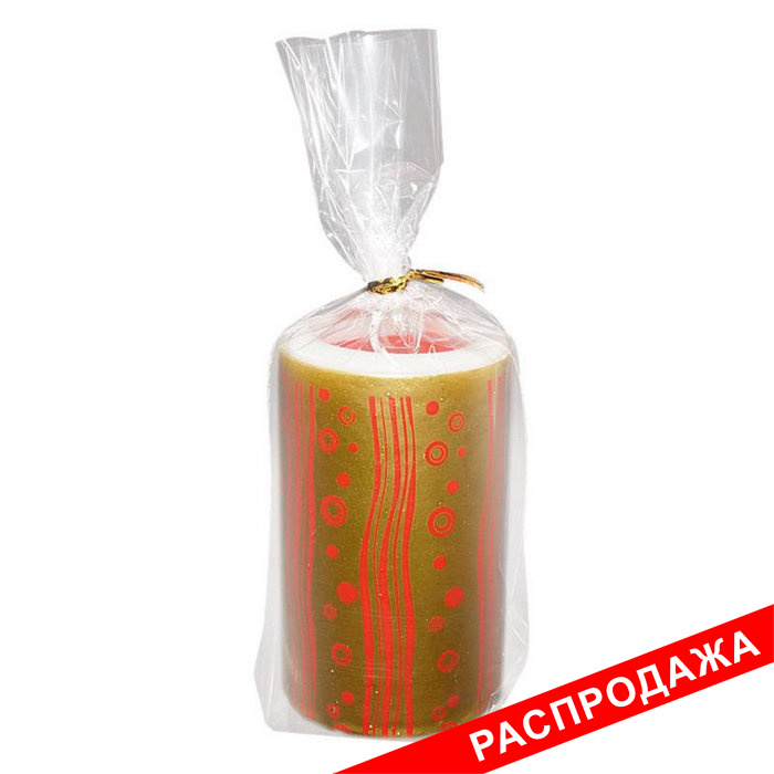 свеча интерьерная красная арома медитация