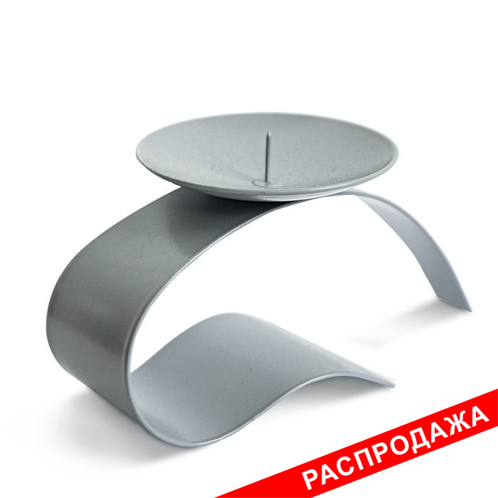 подсвечник горка серый