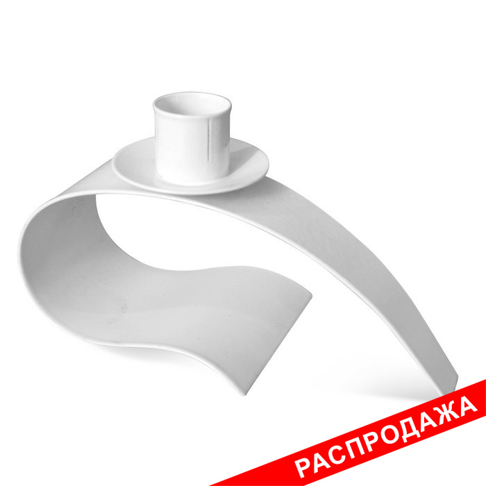 подсвечник лебедь белый