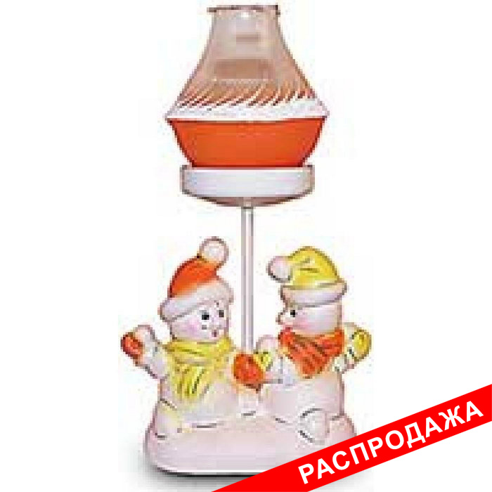 подсвечник танцующие снеговики