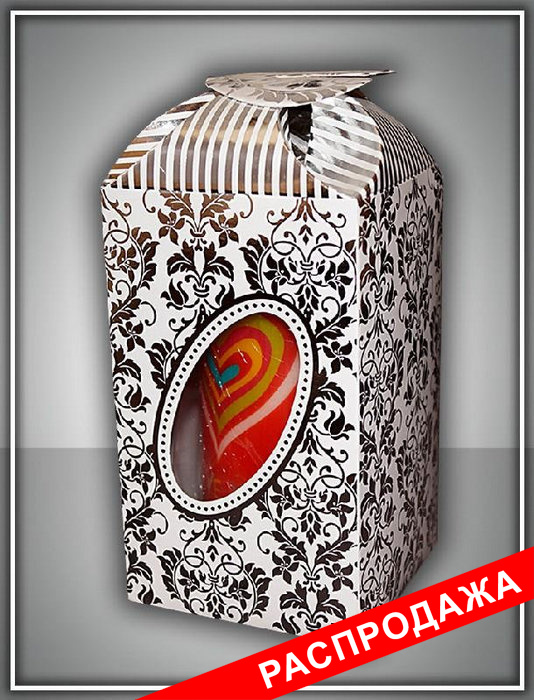 свеча пенек "люблю" с открыткой