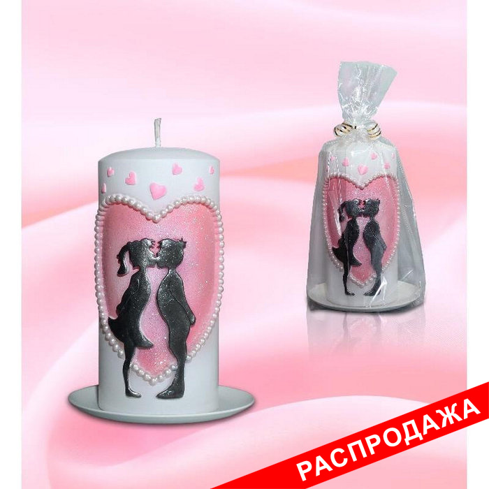 свеча пенек влюбленные