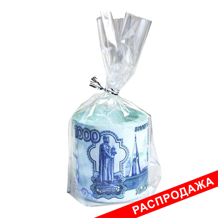 свеча пеньковая 60*60 "1000 рублей"